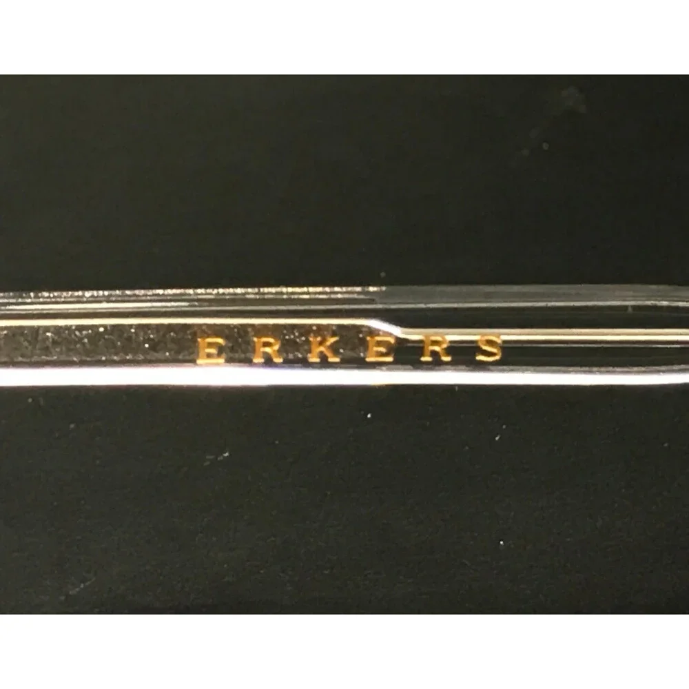 Erkers Eyeglasses Frames NEOSHO Crystal Clear Rectangle Full Rim 53-20-147